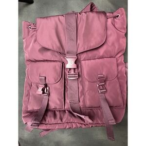 VICTORIA'S SECRET PINK 2024 NYLON CARGO BACKPACK FULL SIZE SCHOOL BAG WILD ROSE
